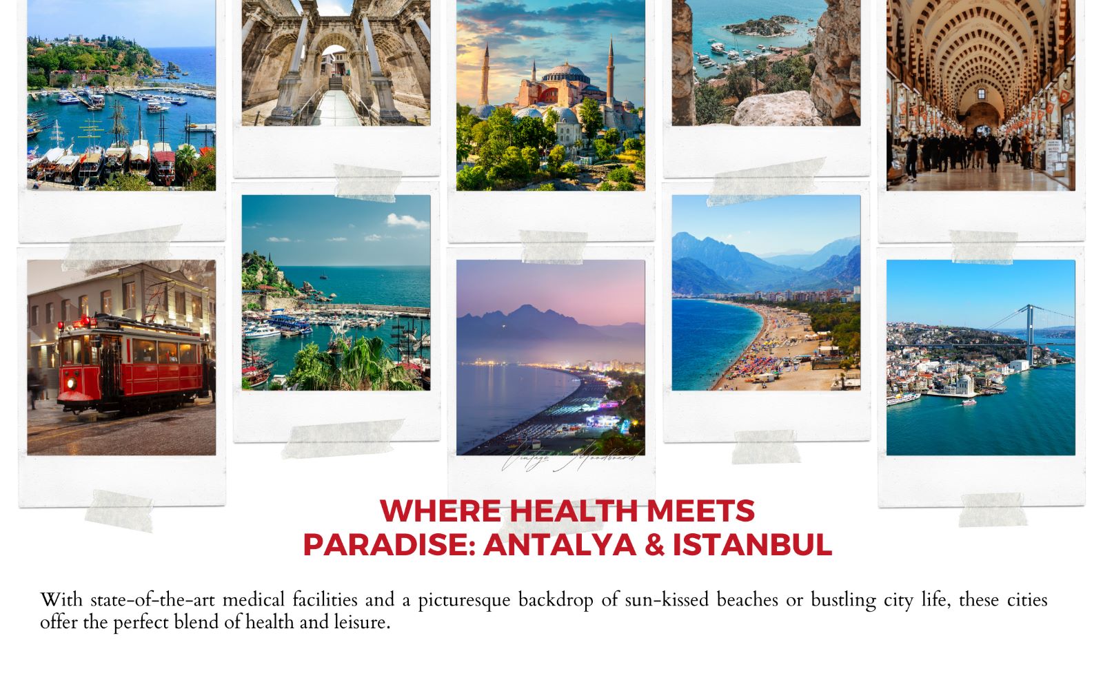 Sundhedsturismedestinationer i Tyrkiet - Antalya og Istanbul